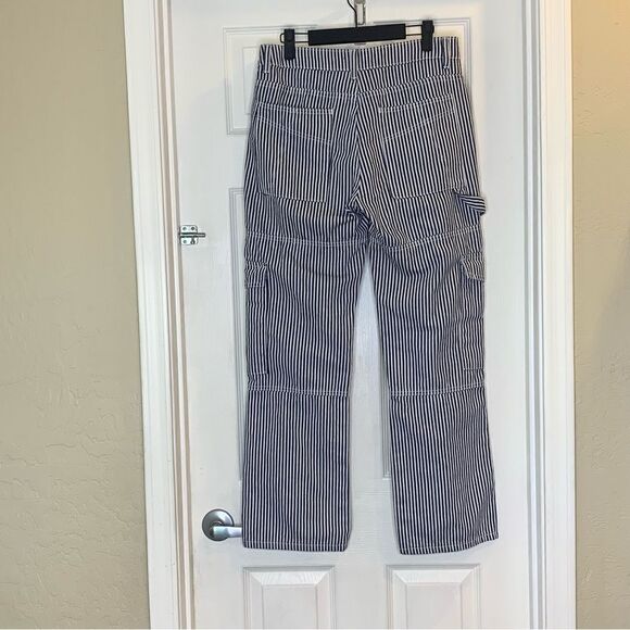 Edikted Stripe Out Cargo Pants Size Medium - Picture 4 of 10